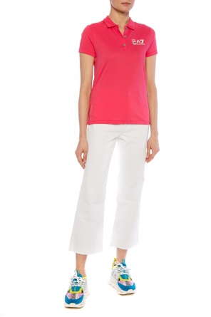 Logo-printed polo shirt, zdjęcie 2 Logo-printed polo shirt od EA7 Emporio Armani